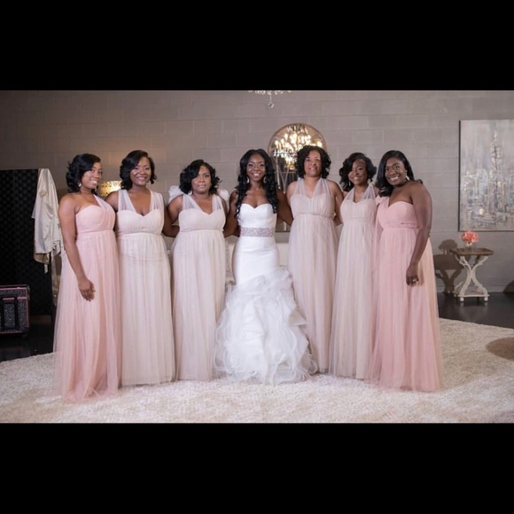 Jenny Yoo Annabelle Cameo Pink Bridesmaid Dress